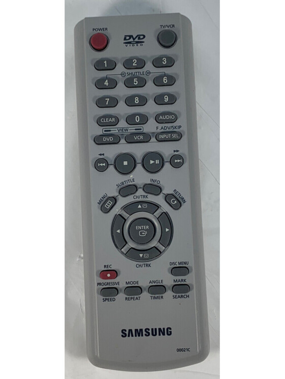 SAMSUNG 00021C DVD/VCR REMOTE CONTROL